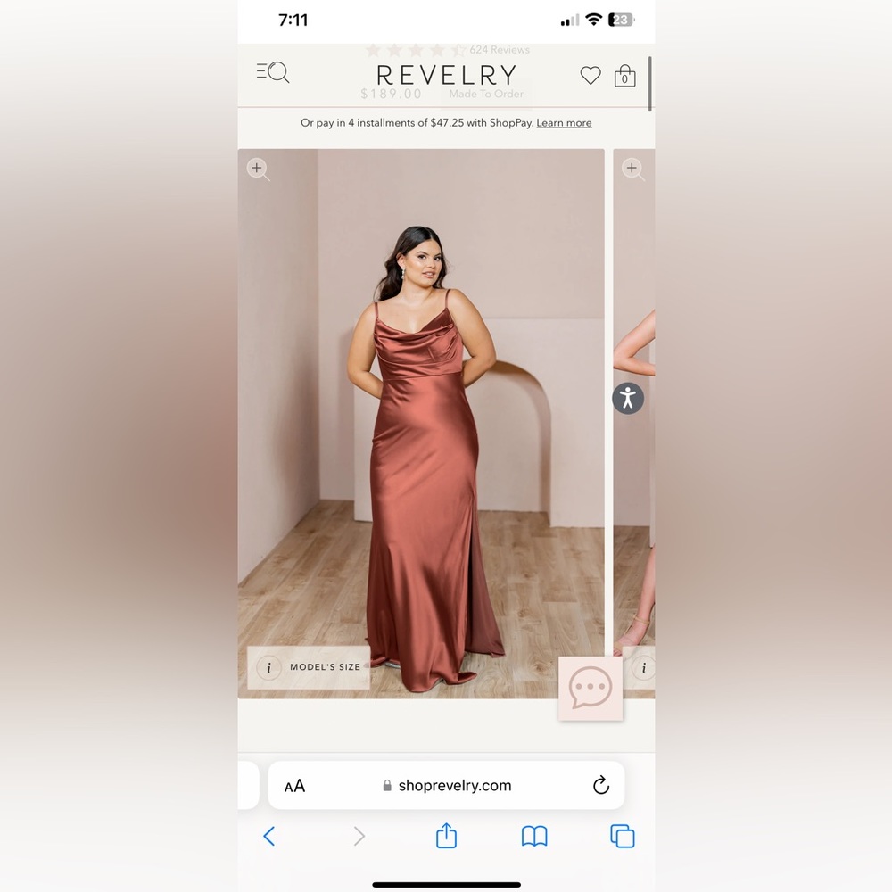 Revelry Cinnamon Rose Dress